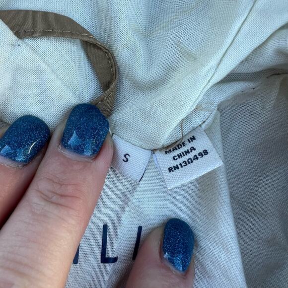 Jack Wills Great Britain Khaki Tan Hooded Jacket SMALL - Picture 5 of 8